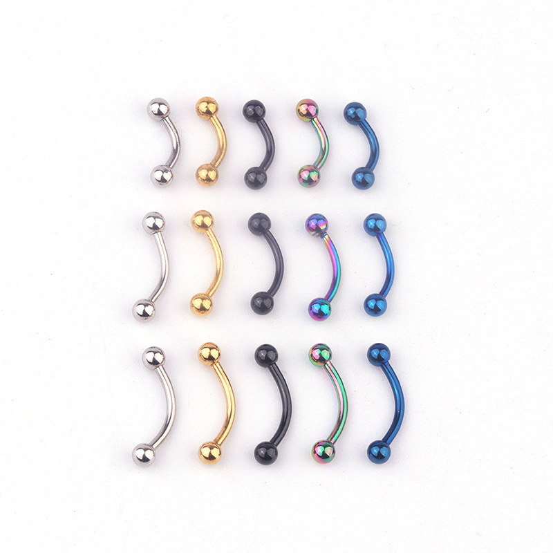 Body Jewelry Ear - 5 peças/lote 16G Aço Inoxidável 316L