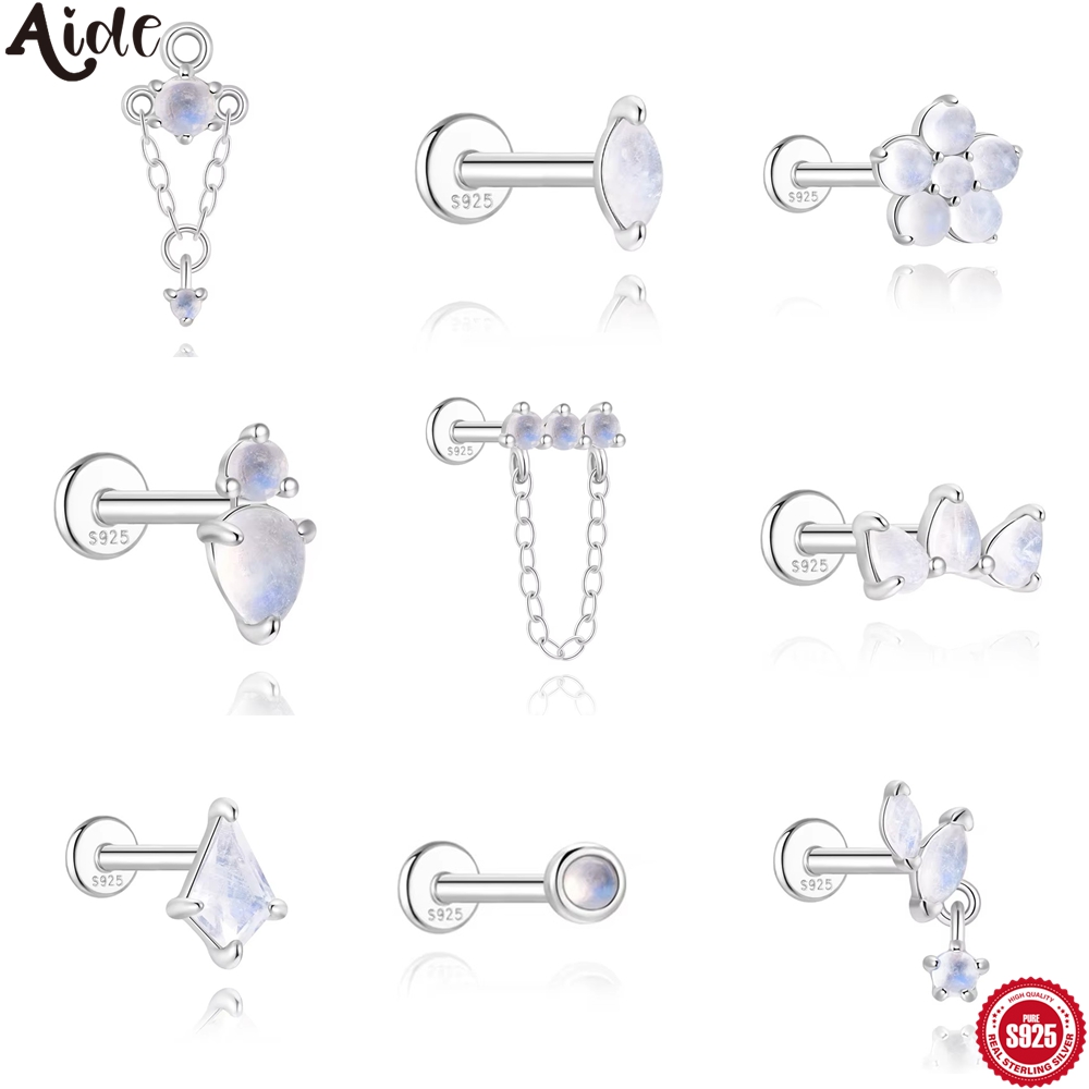 Body Jewelry Ear Piercing - Aide 925 prata esterlina orelha osso