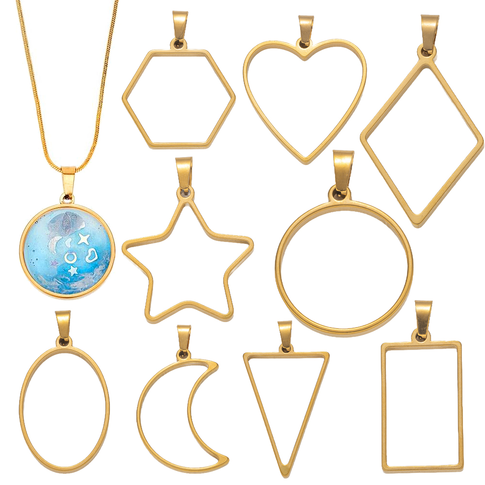 Body Jewelry Top - 5 pçs de aço inoxidável aberto