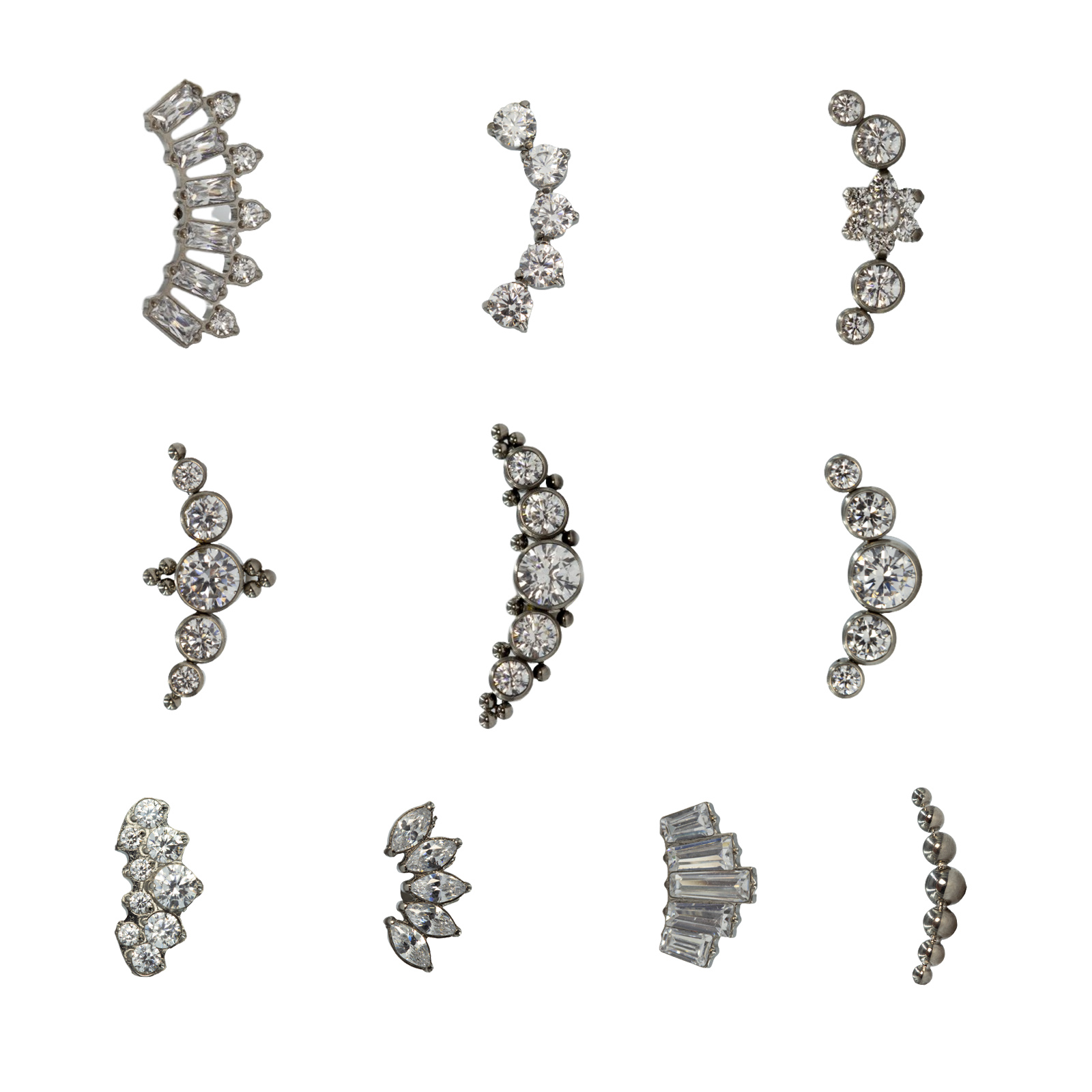 Body Jewelry Implants - 16g grau de implante titânio astm