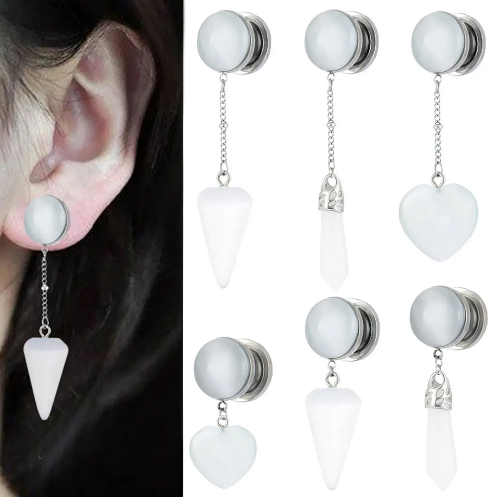 2pc multi tipo gota balançar b - Body Jewelry Metal Types avaliação e preço