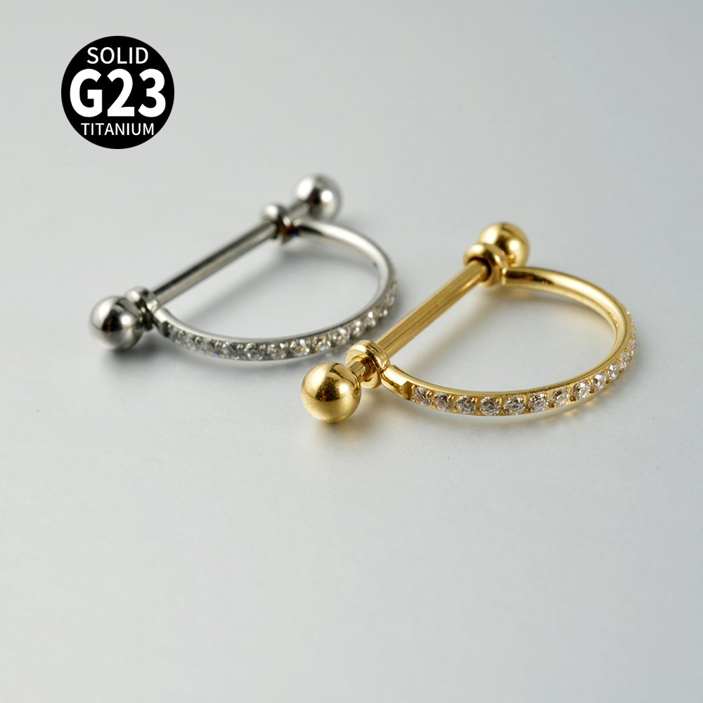 Brinco de orelha de titânio as - Body Jewelry Barbell avaliação e preço