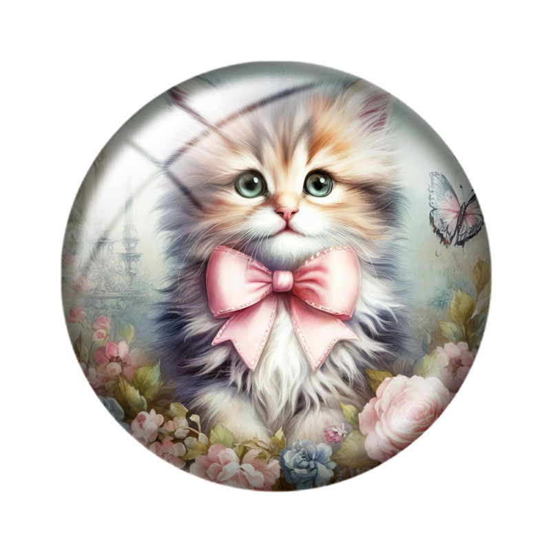 Cabochão de vidro Gatinho com  - Body Jewelry Top avaliação e preço
