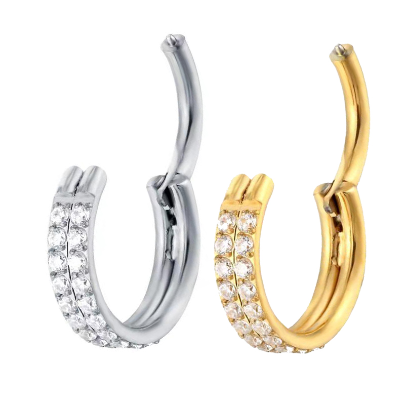 G23 titânio piercing dupla fil - Body Piercing Quality Jewelry avaliação e preço