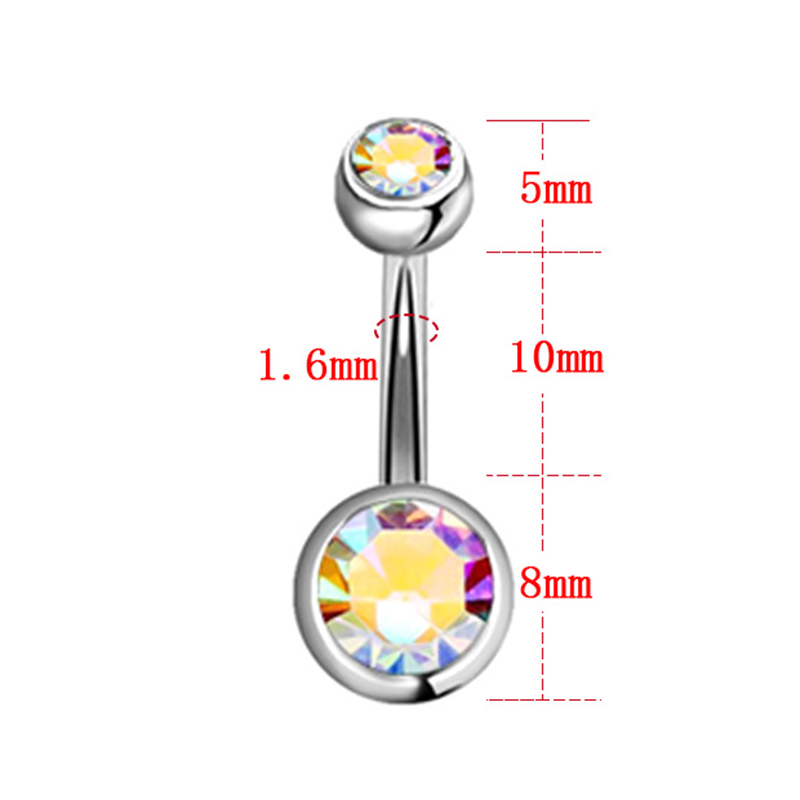 Piercing de umbigo cirúrgico,  - Body Jewelry Barbell avaliação e preço