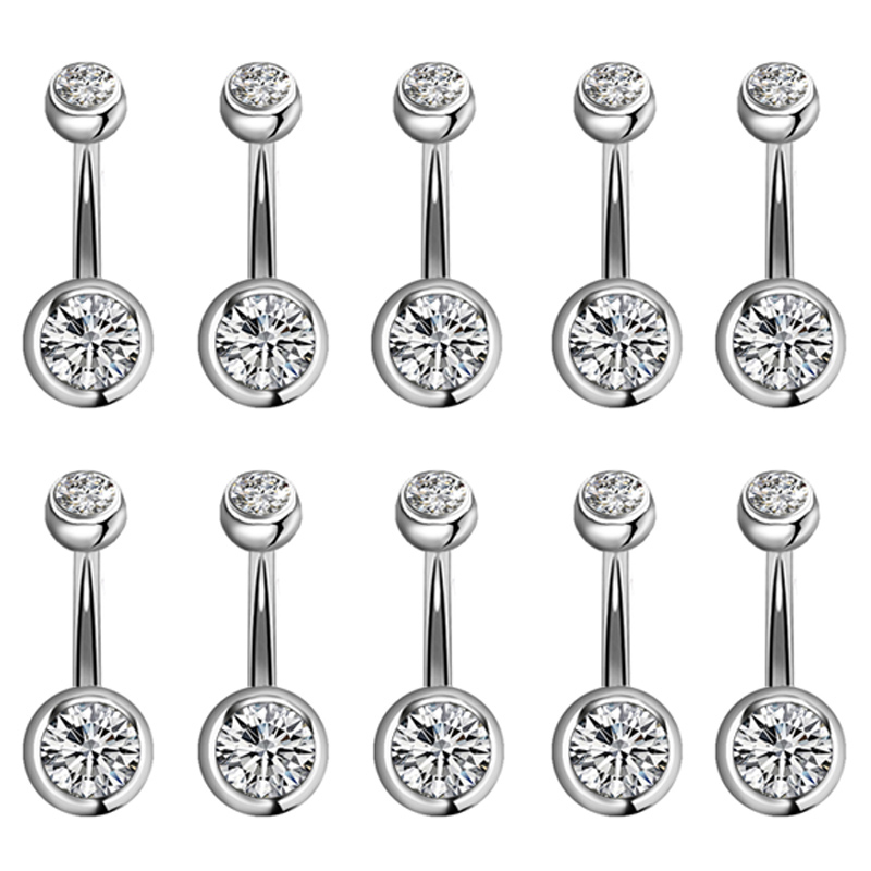 Piercing de umbigo cirúrgico,  - Body Jewelry Barbell avaliação e preço