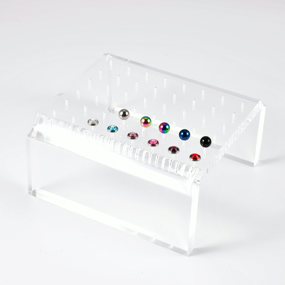 Suporte de exibição de jóias d - Body Jewelry Ear Piercing avaliação e preço