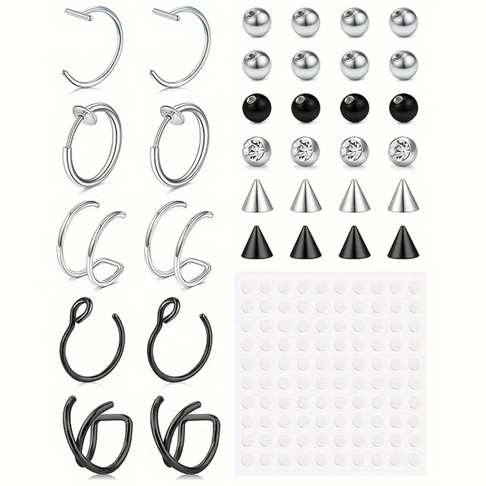 Piercings Falsos, Anel de Lábi - Body Jewelry Ear avaliação e preço