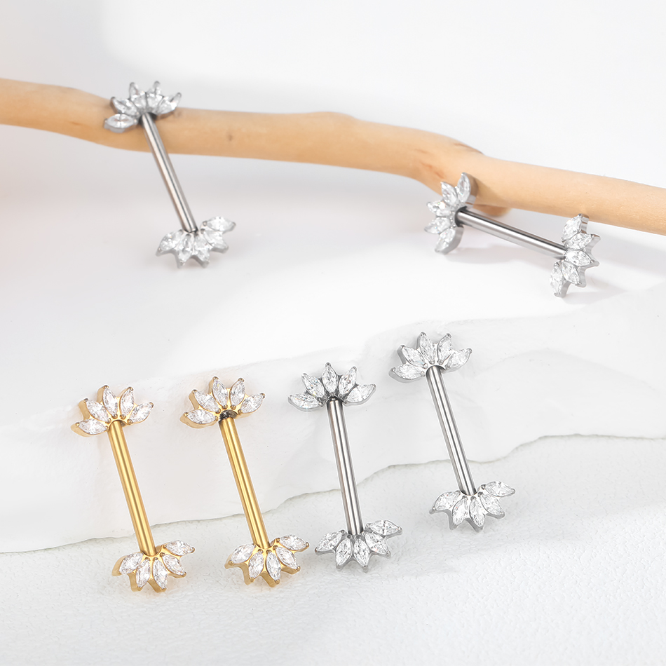 1 peça g23 titânio piercing de - Body Jewelry Barbell avaliação e preço