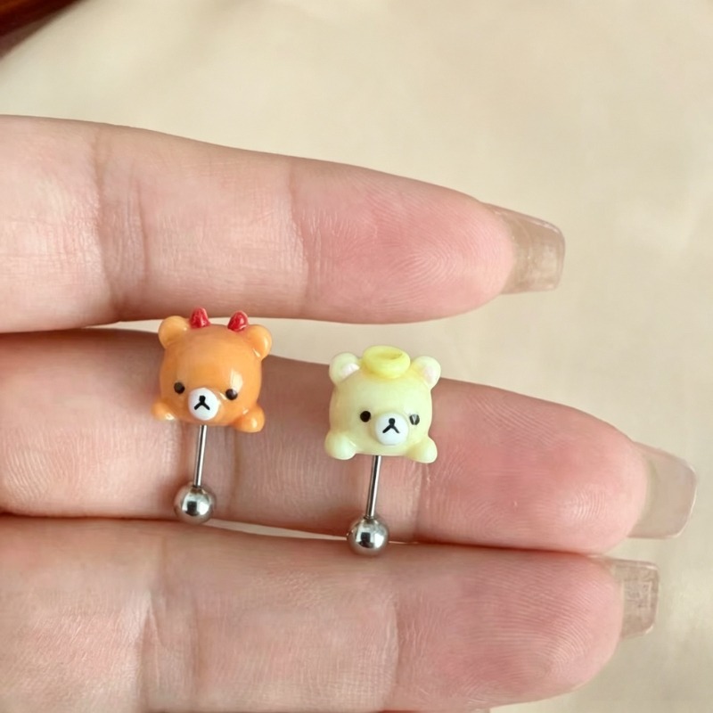 Brincos de Titânio Kawaii Rila - Body Jewelry Ear avaliação e preço