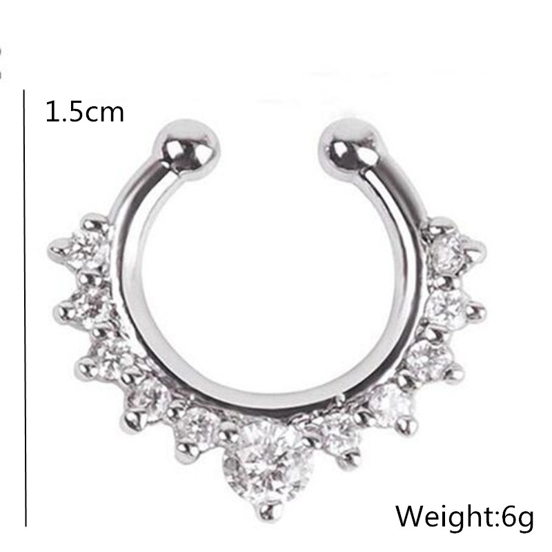 U-Forma Anéis Nariz Falso e St - Body Jewelry Ear avaliação e preço