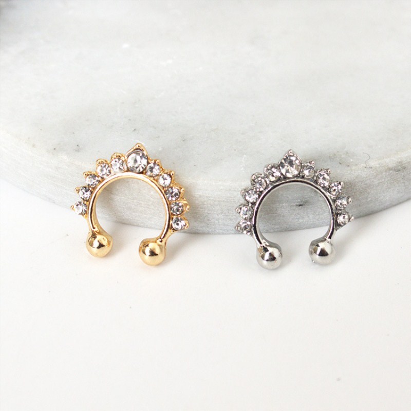 U-Forma Anéis Nariz Falso e St - Body Jewelry Ear avaliação e preço