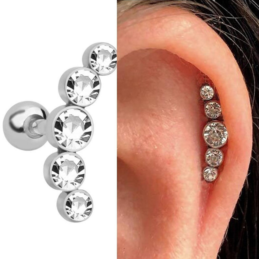 1 Peça Brinco de Piercing de O - Body Jewelry Ear avaliação e preço