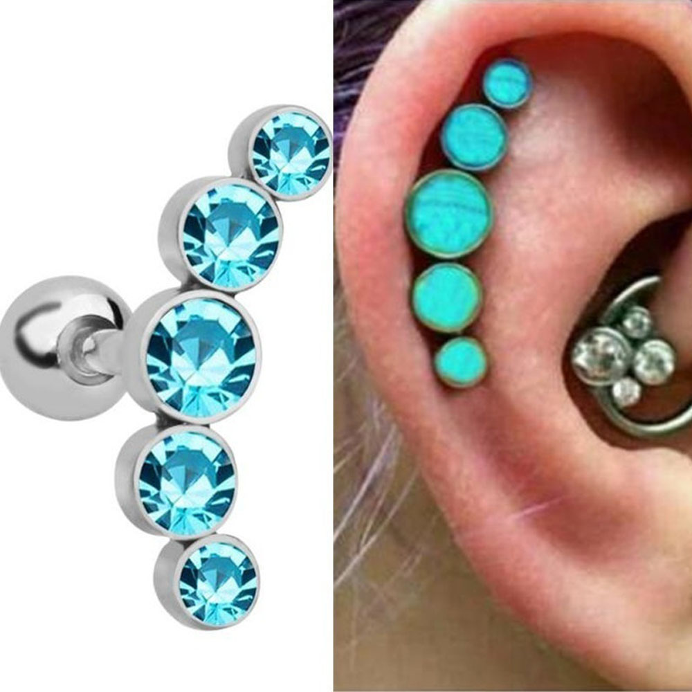 1 Peça Brinco de Piercing de O - Body Jewelry Ear avaliação e preço