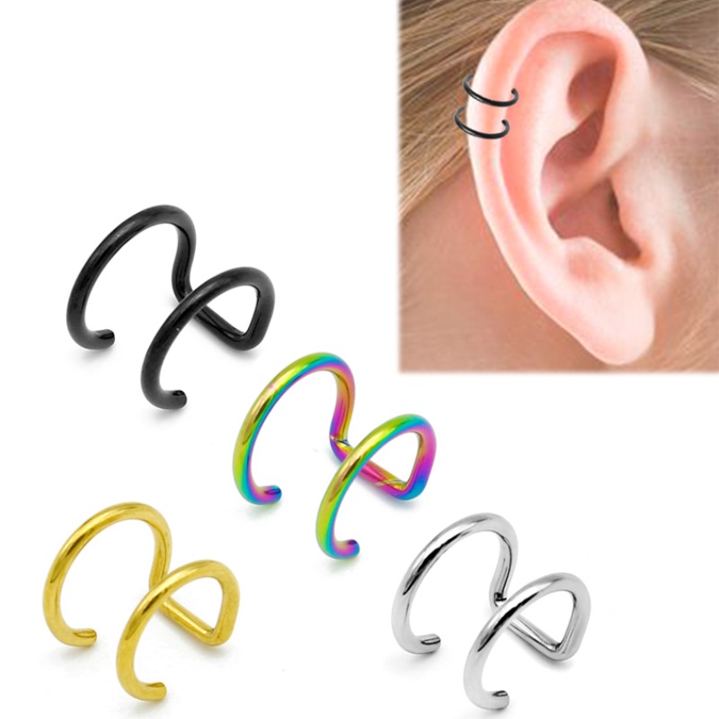 2 Peças de Brincos de Pressão  - Body Jewelry Ear avaliação e preço
