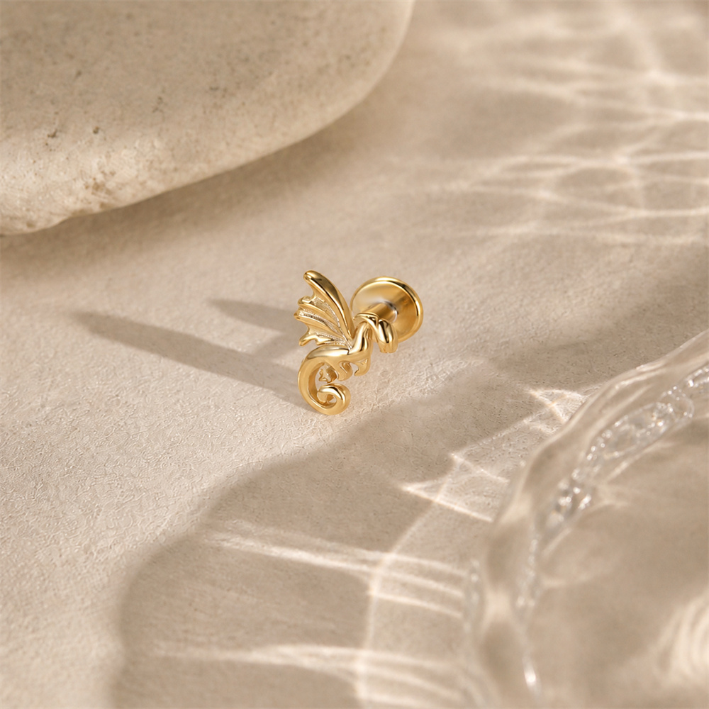 Brinco de Prata Esterlina 925  - Body Jewelry Ear Piercing avaliação e preço