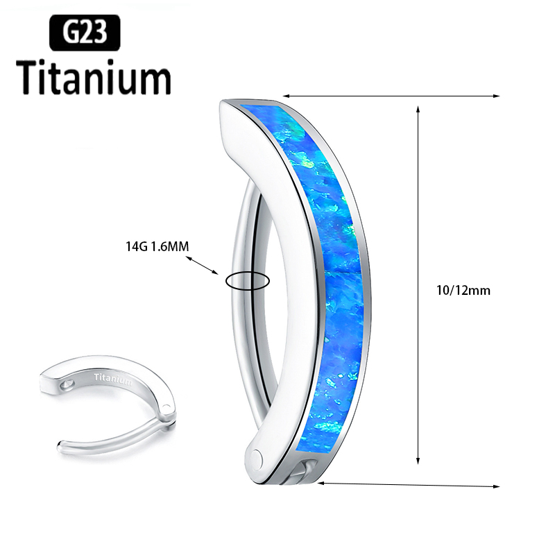 1 peça 14g implante grau g23 t - Body Jewelry Implants avaliação e preço