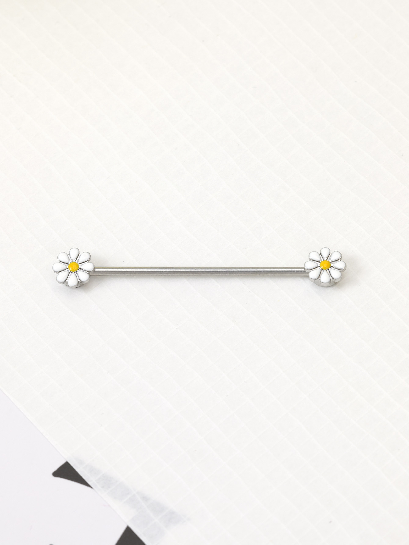 16g setas corações barra indus - Body Jewelry Barbell avaliação e preço