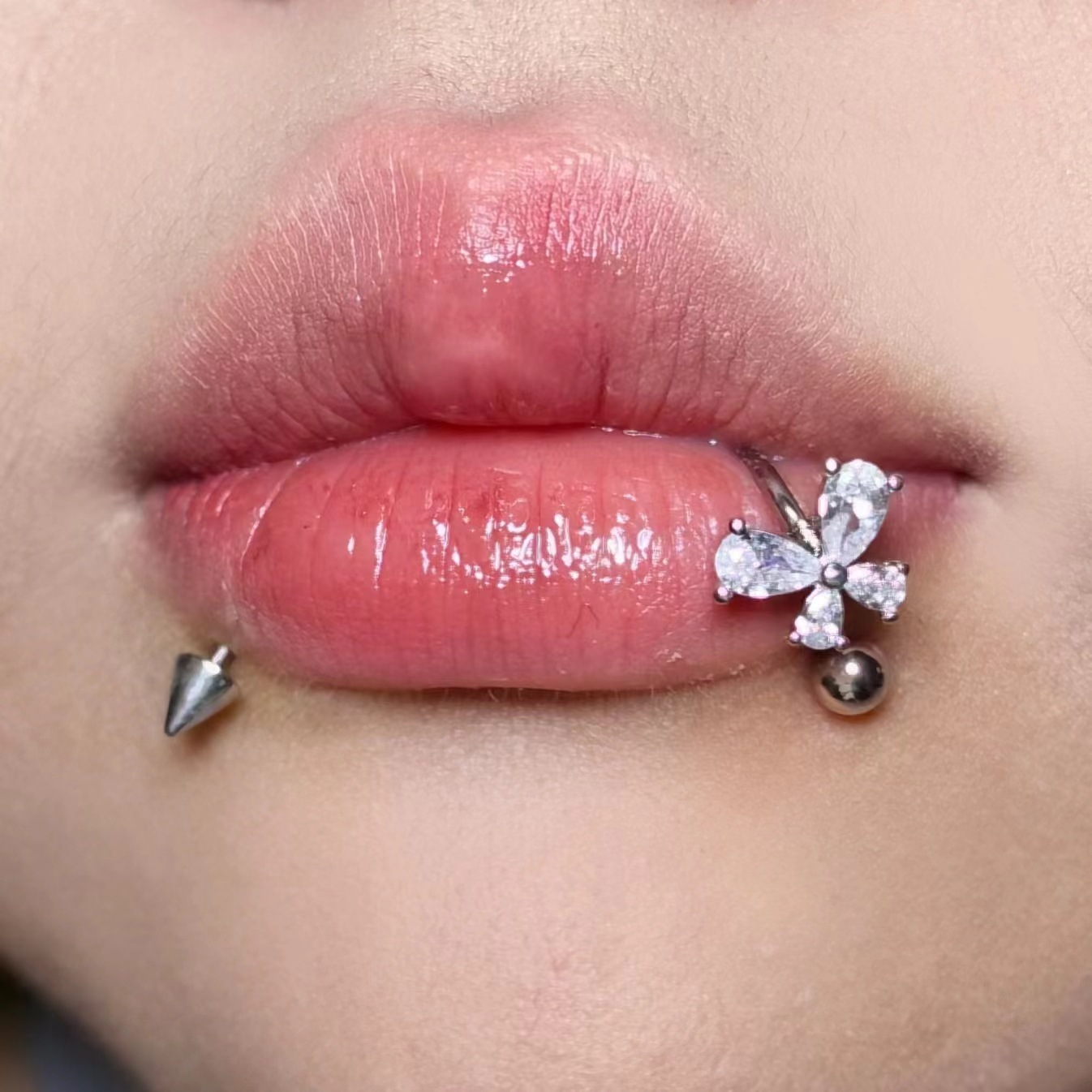 Anel de Lábio Borboleta em Tit - Body Jewelry Titanium avaliação e preço