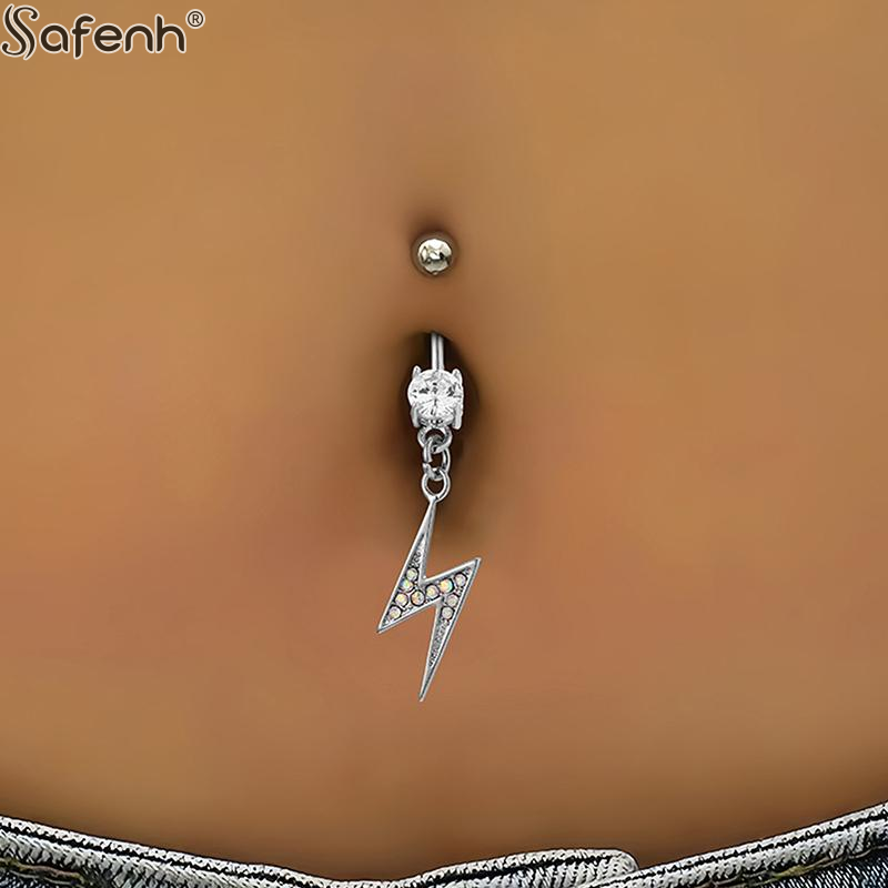 1 peça Piercing de Umbigo de C - Body Jewelry Barbell avaliação e preço