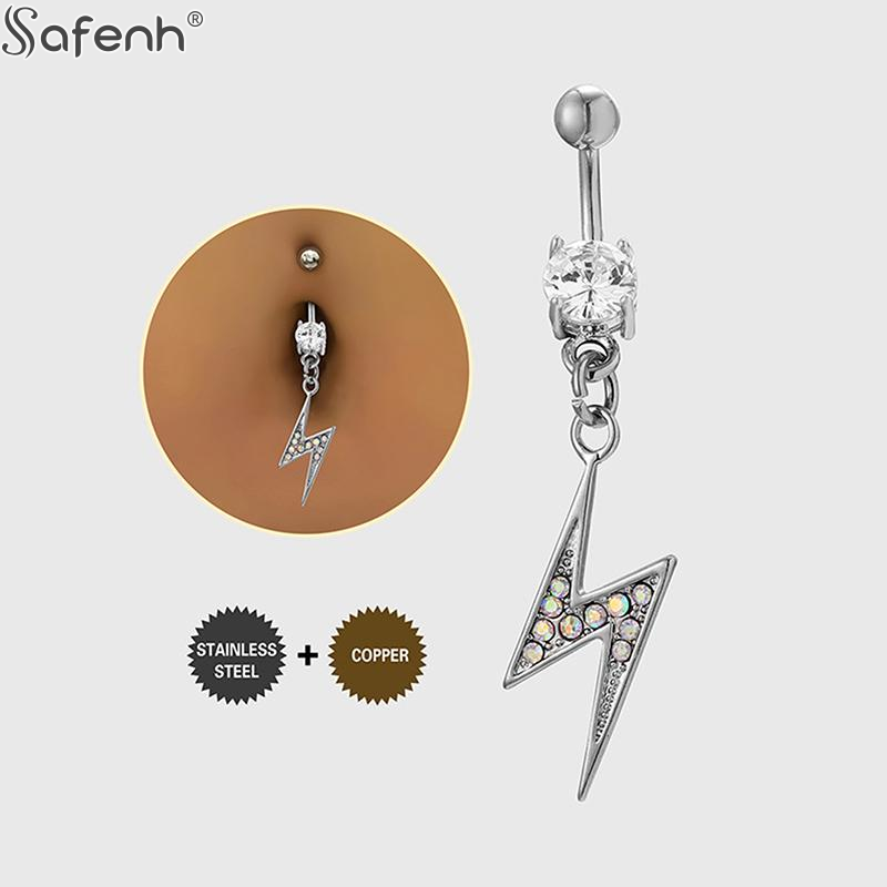 1 peça Piercing de Umbigo de C - Body Jewelry Barbell avaliação e preço