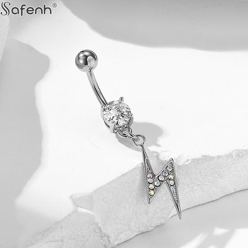 1 peça Piercing de Umbigo de C - Body Jewelry Barbell avaliação e preço