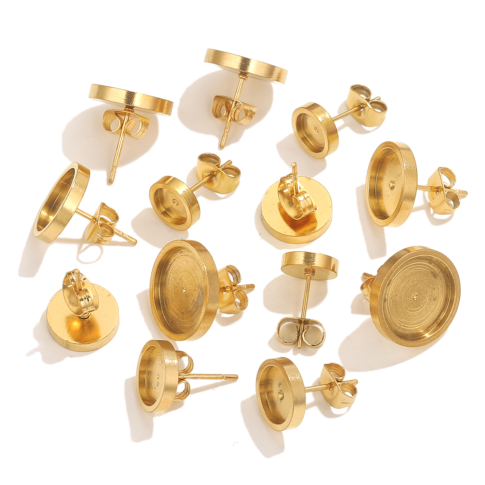 10 pçs de aço inoxidável ouro  - Body Jewelry Top avaliação e preço