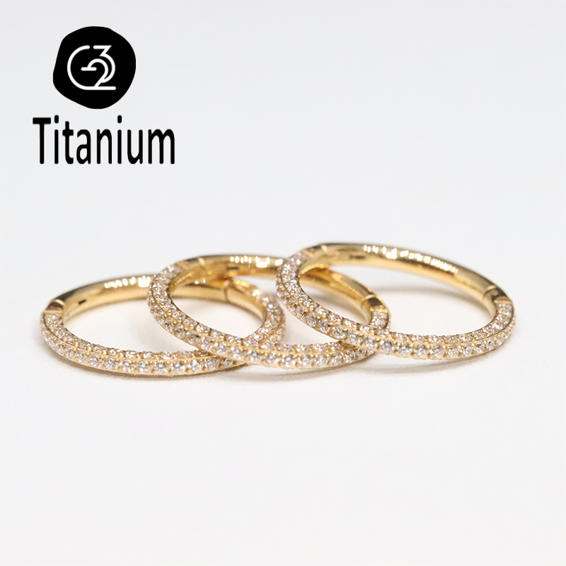 Argolas de Titânio ASTM F136 G - Body Piercing Quality Jewelry avaliação e preço